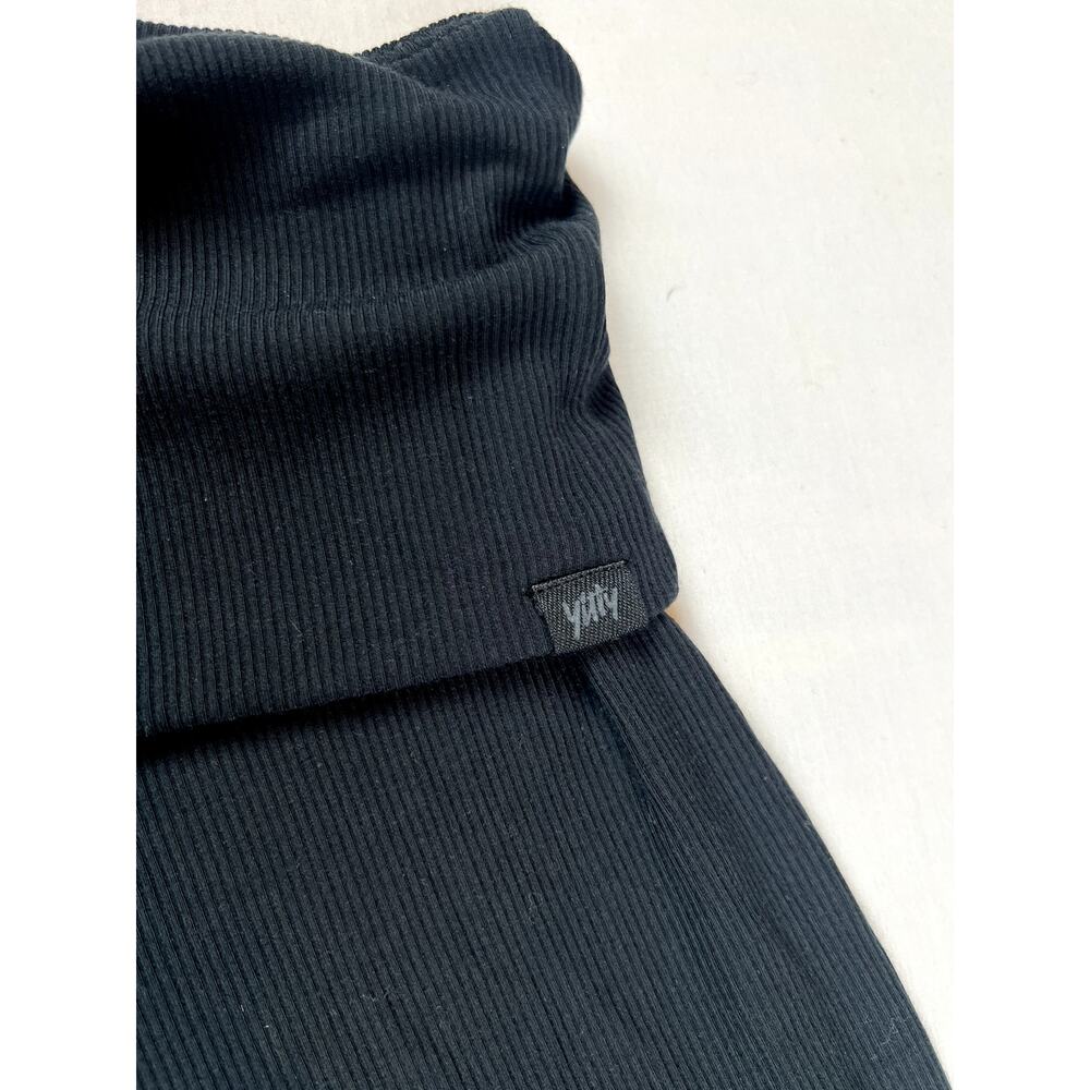 Yitty Black Ribbed Flare Leggings – Size XL - Picture 5 of 6